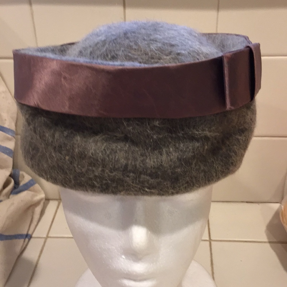 Grey color Union brand Made in USA vintage hat 22” around